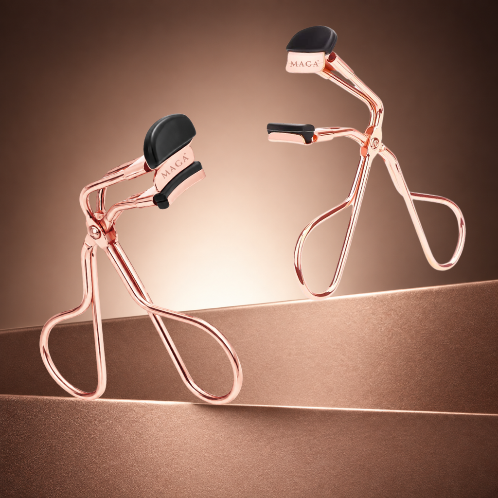 Bấm Mi Góc MAGA Eyelash Curler Rose Gold BM001 Đầu Nhỏ Chính Xác